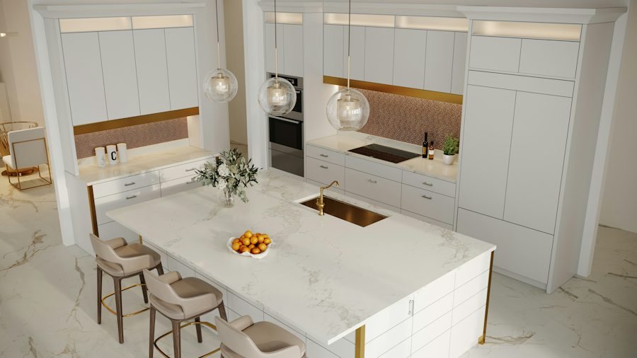 Oceanfront Penthouse concept: Kitchen